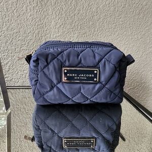 Marc Jacobs Navy Quilted Women's Comestic Bag